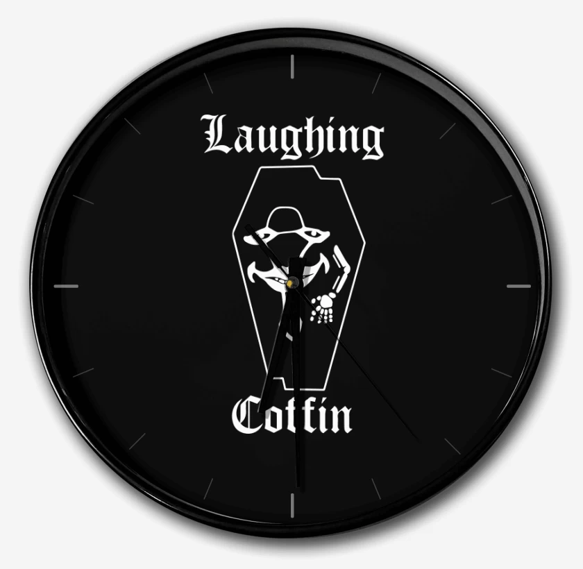 Reloj Negro de Laughing Coffin