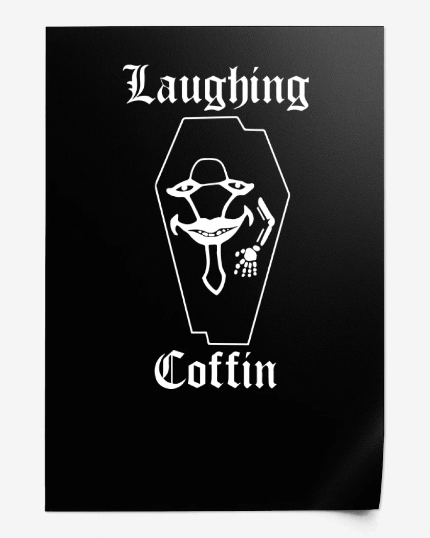 Print Negro de Laughing Coffin