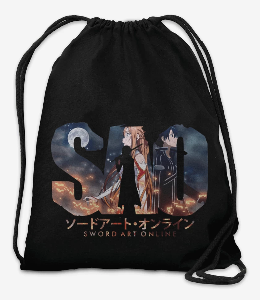 Mochila Negro de Sword Art Online