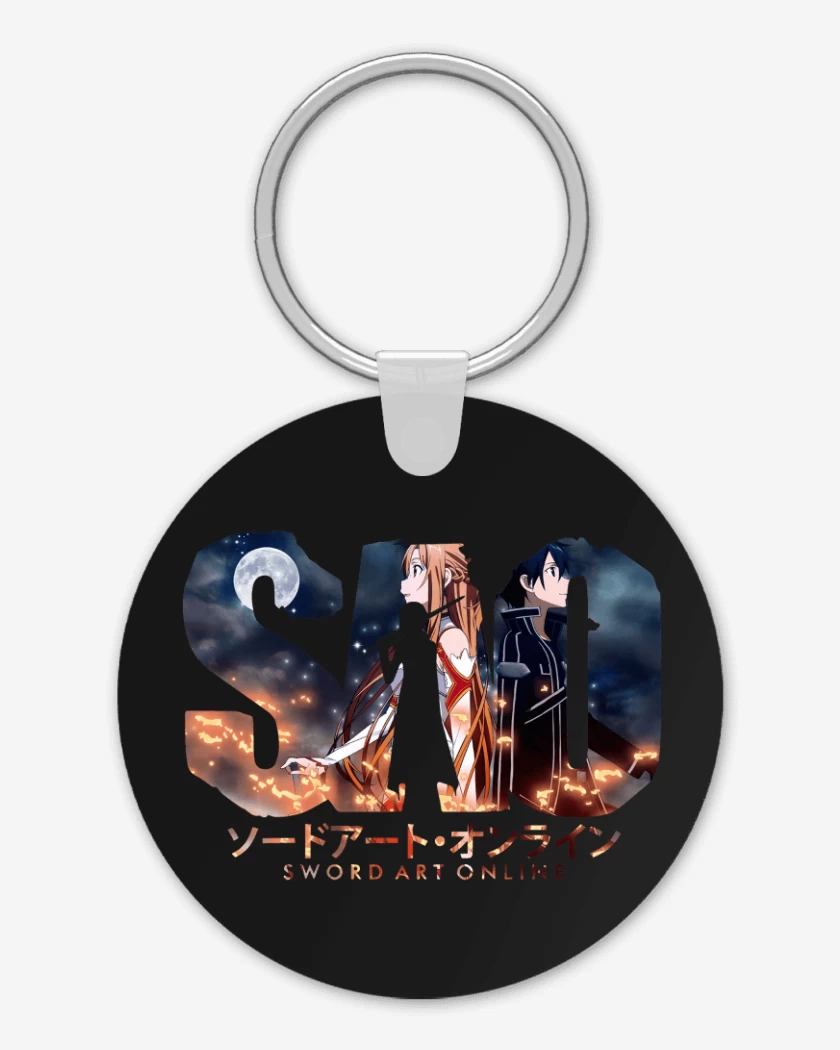 Llavero Negro de Sword Art Online