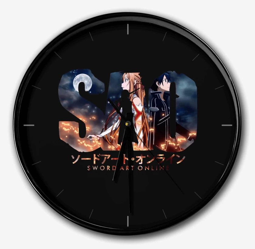 Reloj Negro de Sword Art Online