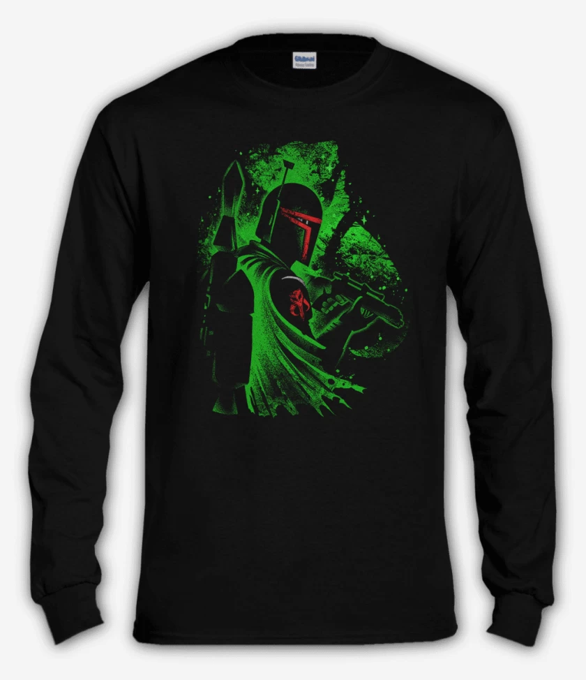 Polera manga larga Fett perfil