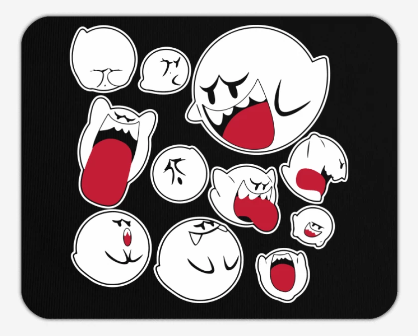 Mousepad Negro de Boos