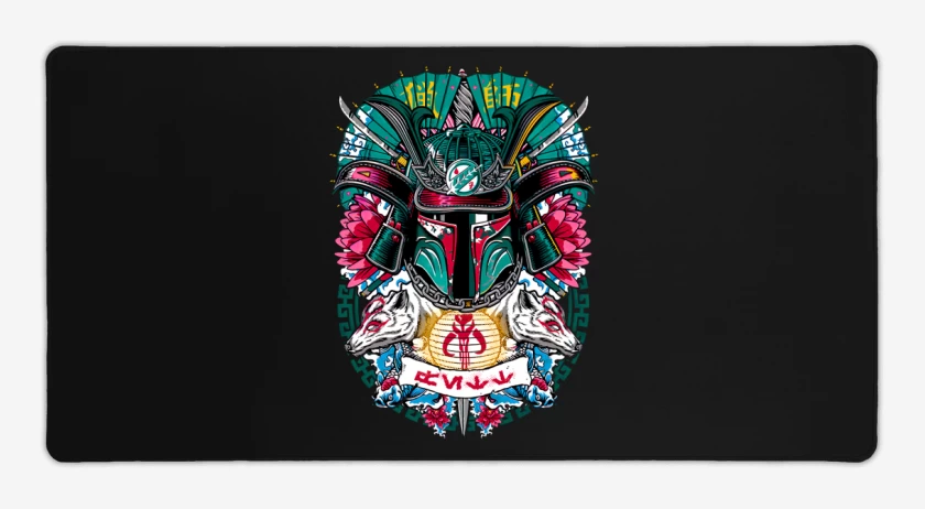 Mouse pad Gamer Fett samurai