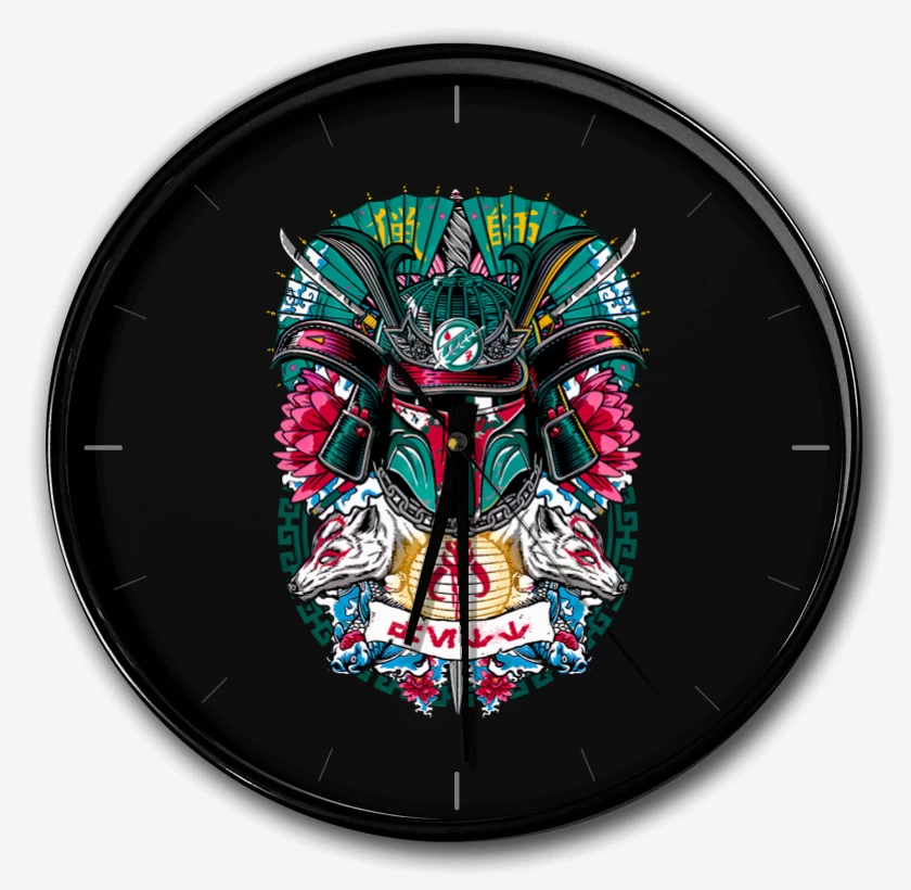 Reloj Negro de Fett samurai