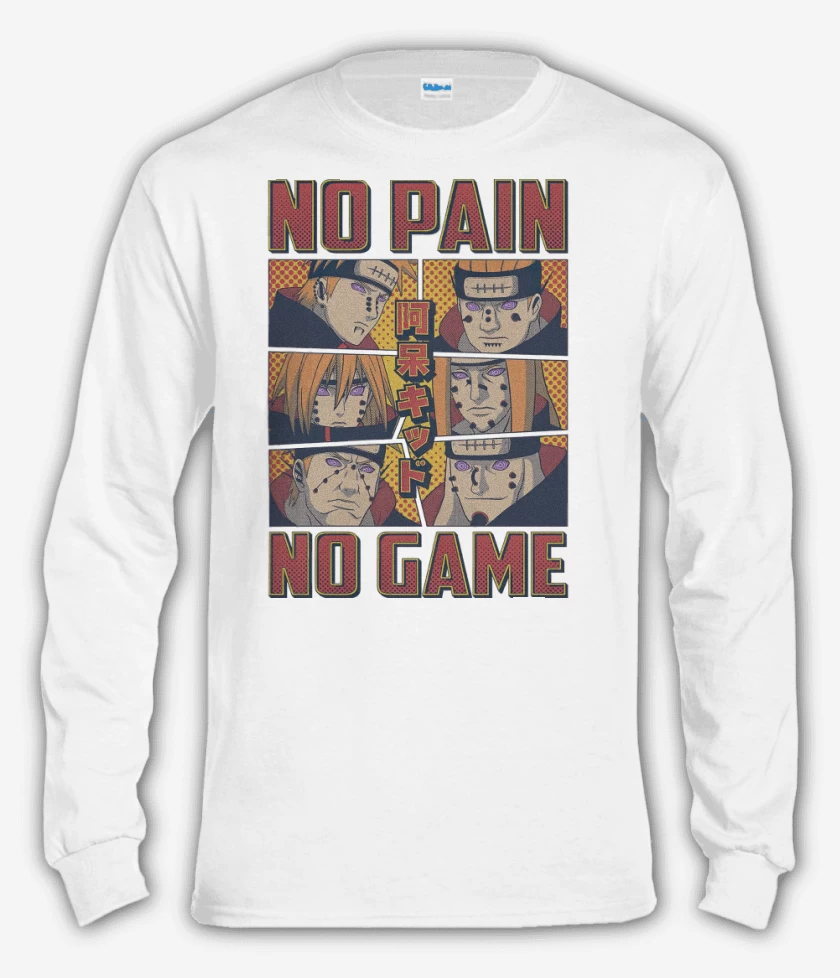 Polera manga larga No Pain No Game