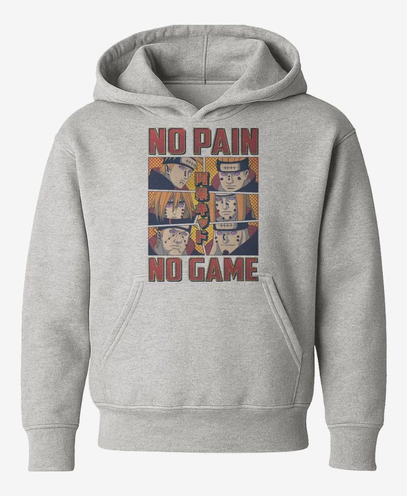 Poleron de niño Gris Melange de No Pain No Game