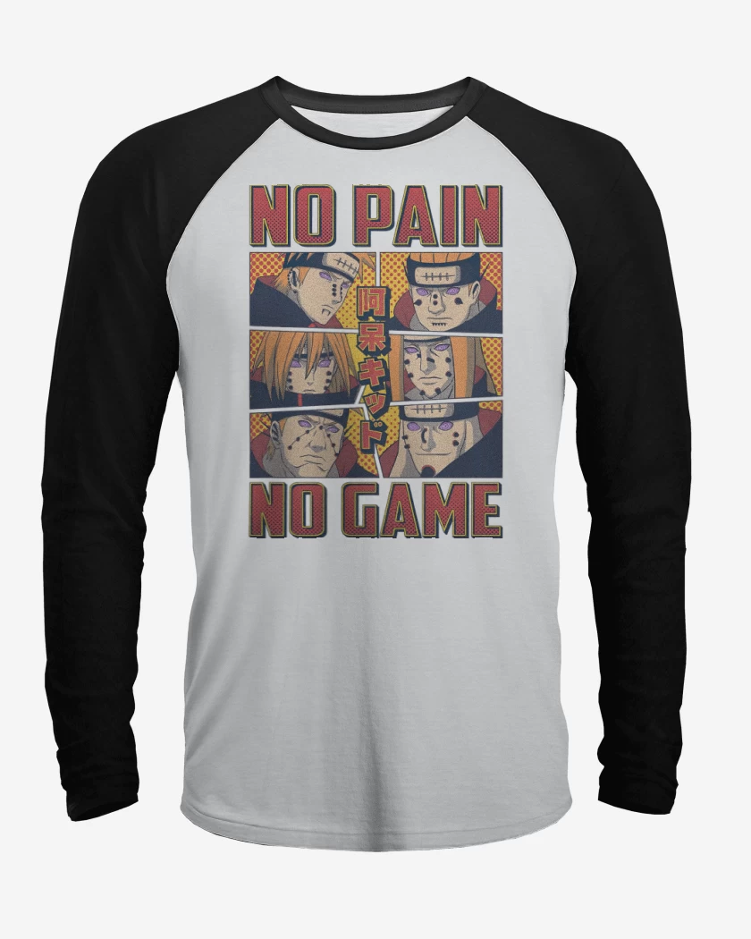 Polera Raglan No Pain No Game