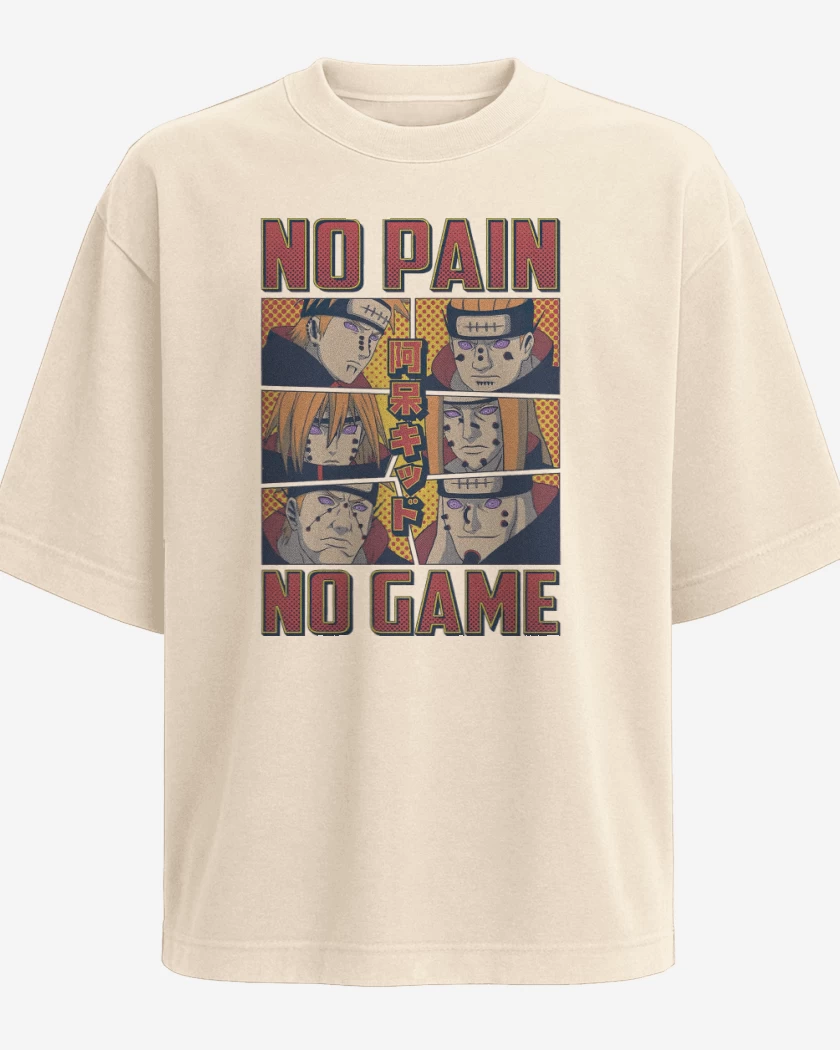 Polera Oversize No Pain No Game
