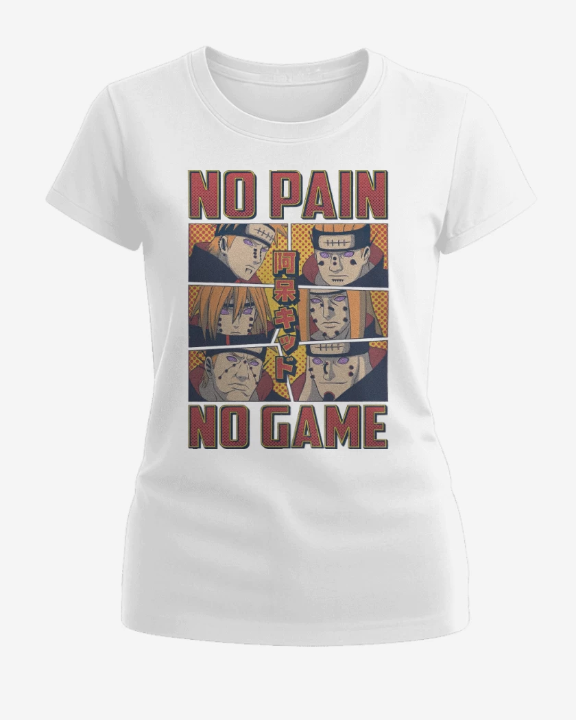 Polera de Mujer No Pain No Game