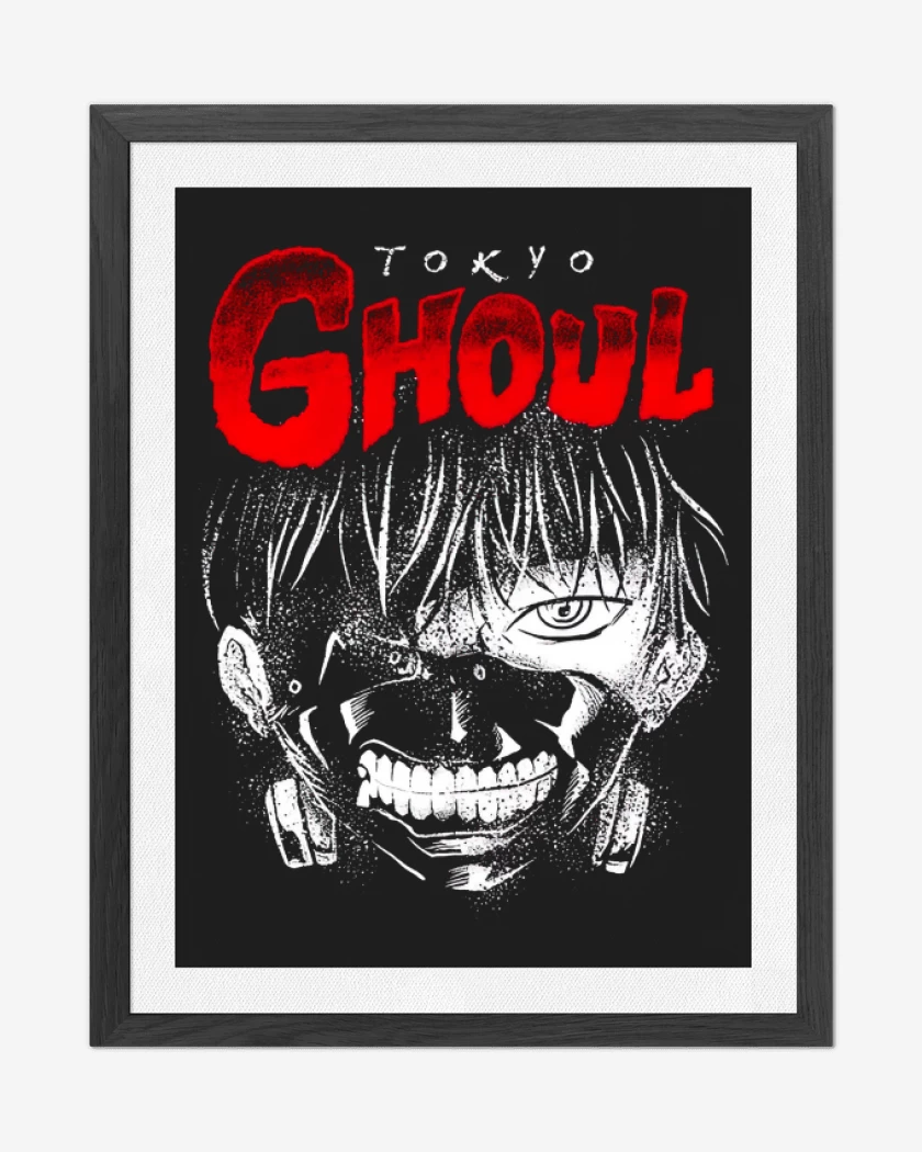 Cuadro decorativo Negro de Tokyo Ghoul