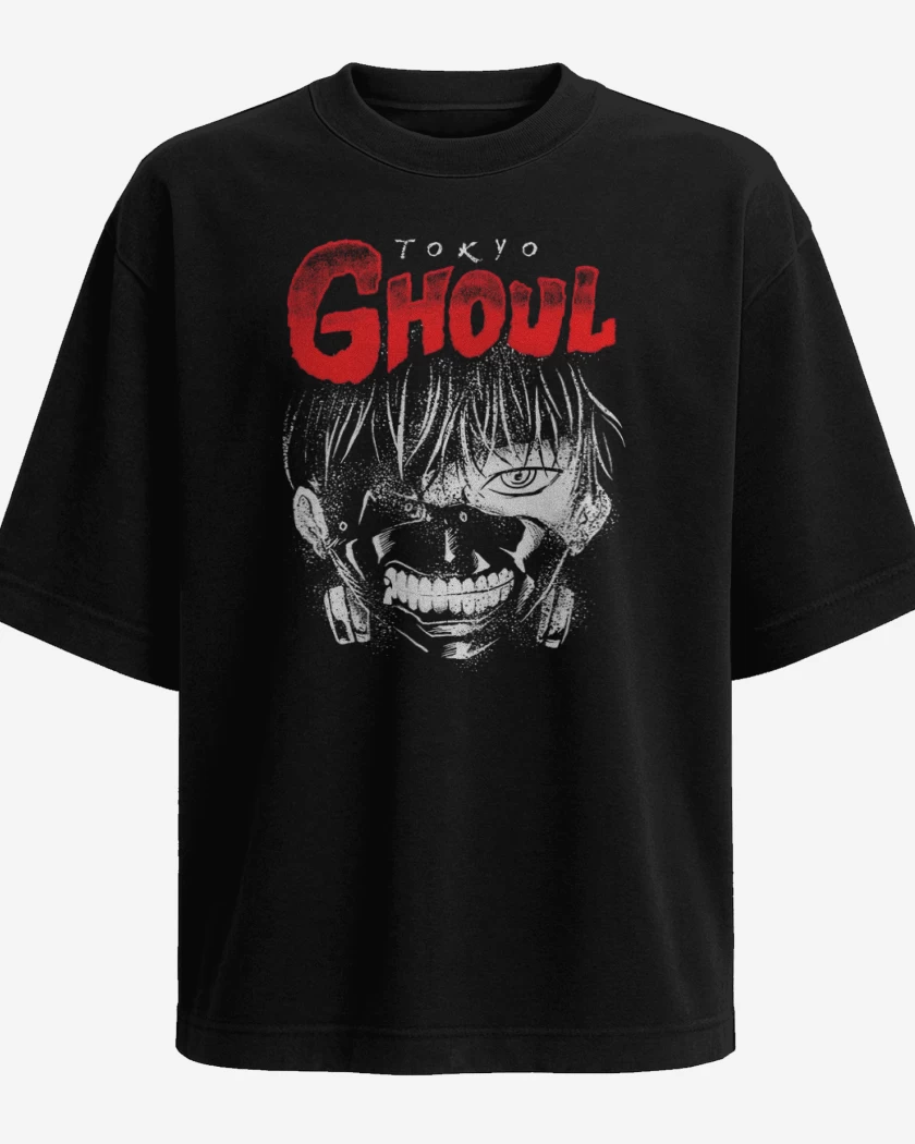 Polera Oversize Negro de Tokyo Ghoul