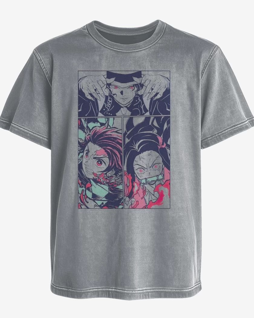 Polera desgastada Defeat The Demon