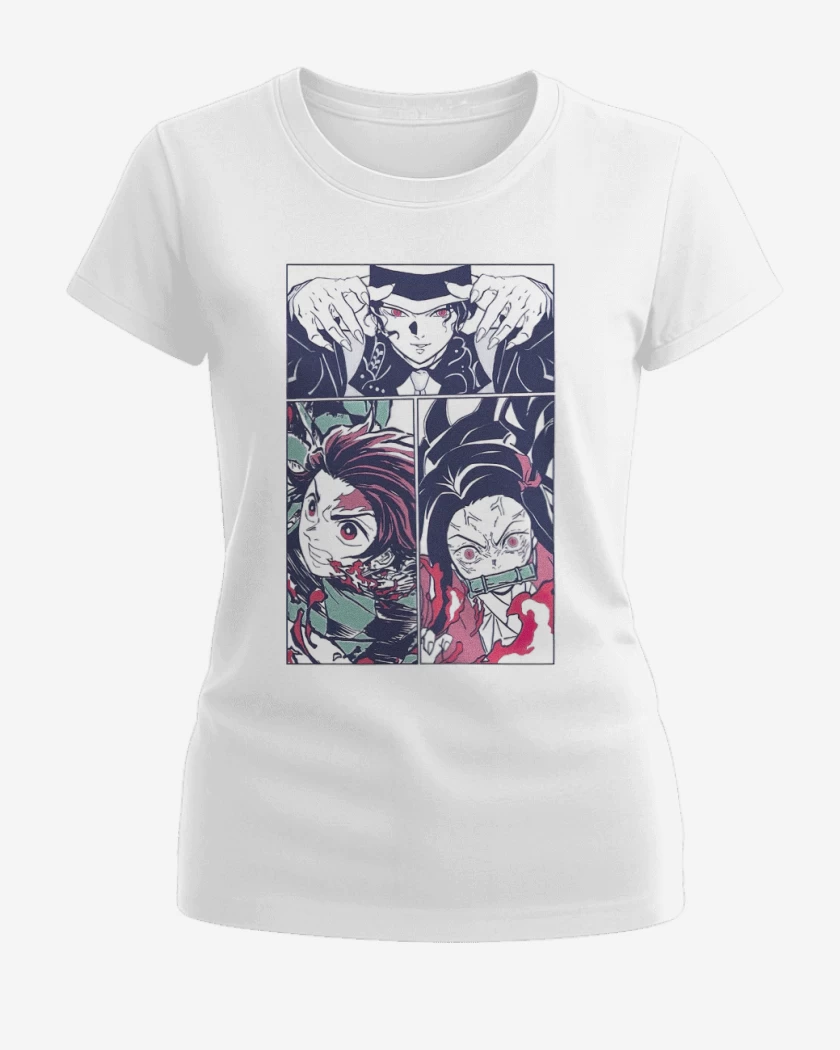 Polera de Mujer Blanco de Defeat The Demon