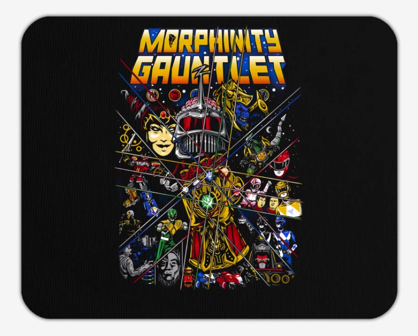 Mousepad Negro de Guantelete Morphinity