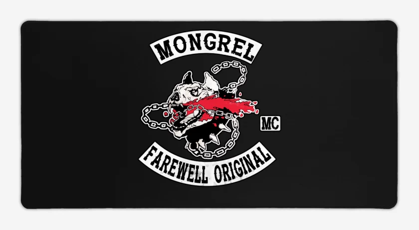 Mouse pad Gamer Negro de Mongrel MC