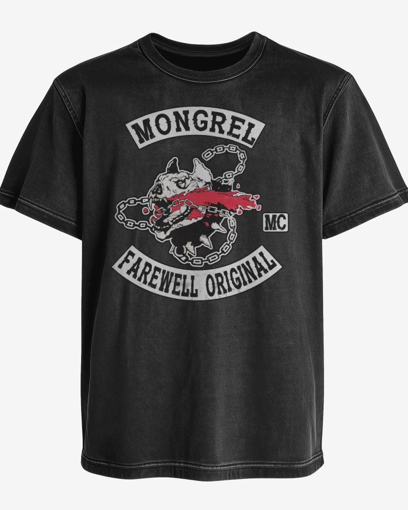 Polera desgastada Mongrel MC