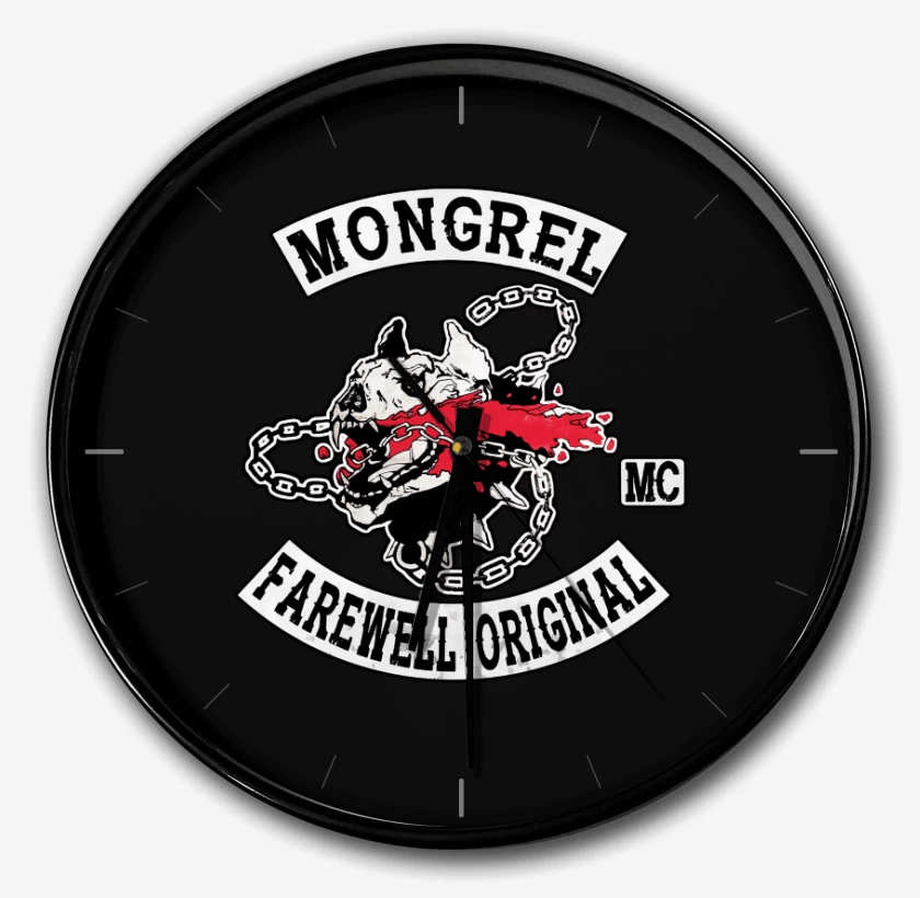 Reloj Negro de Mongrel MC