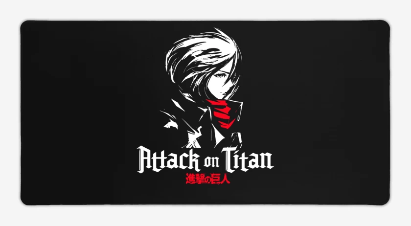 Mouse pad Gamer Negro de Mikasa