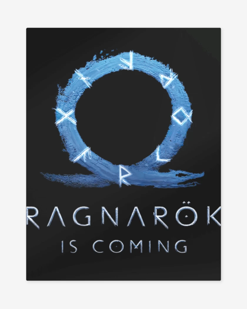 Print metalico God of War Ragnarok