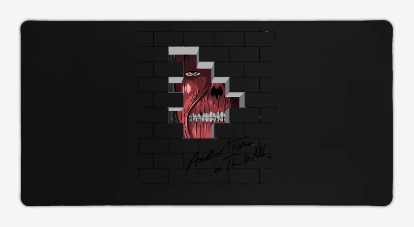 Mouse pad Gamer Otro Titán en el Muro