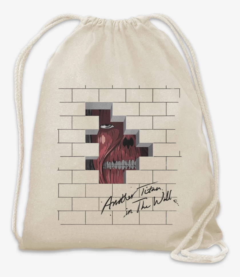 Mochila Blanco de Otro Titán en el Muro