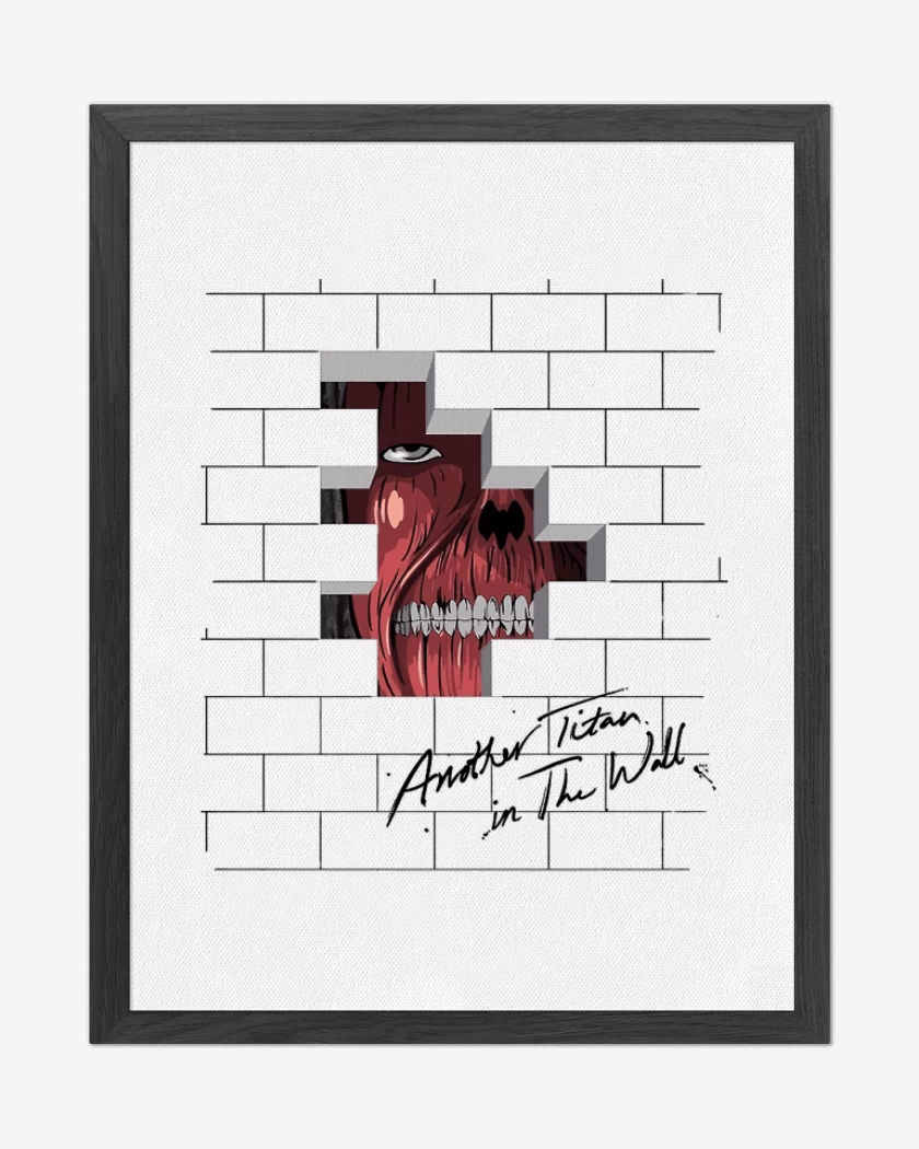 Cuadro decorativo Blanco de Otro Titán en el Muro