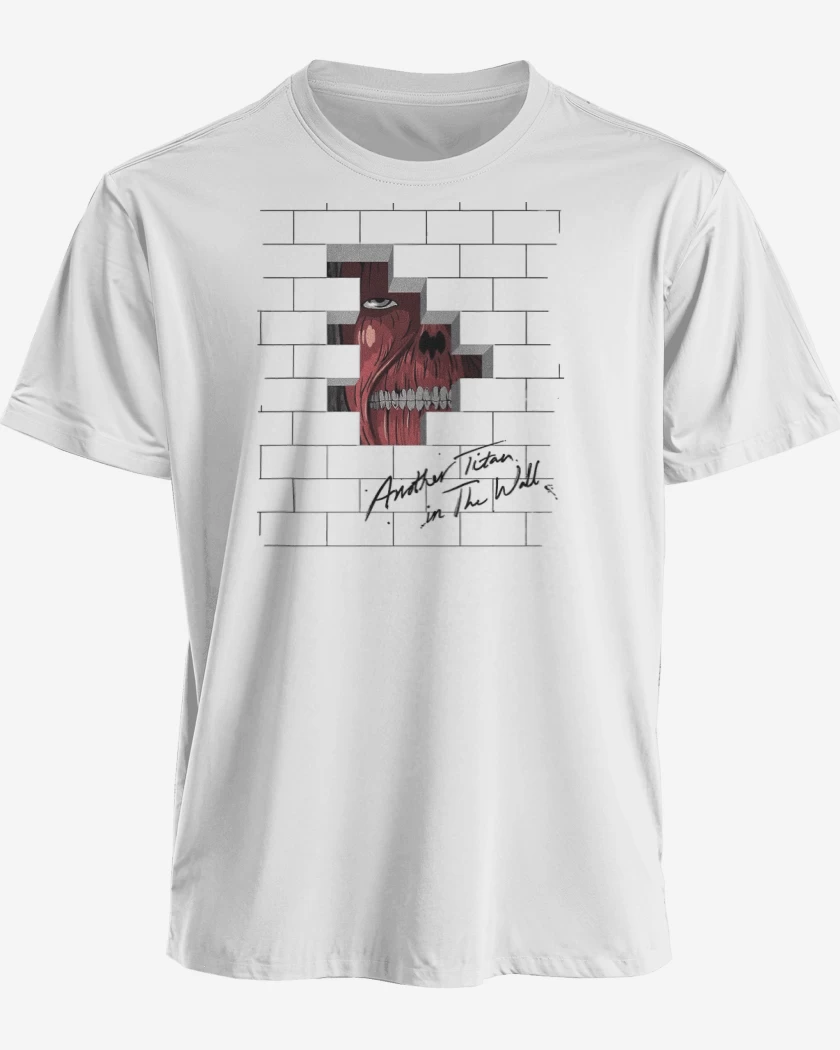 Polera premium Blanco de Otro Titán en el Muro