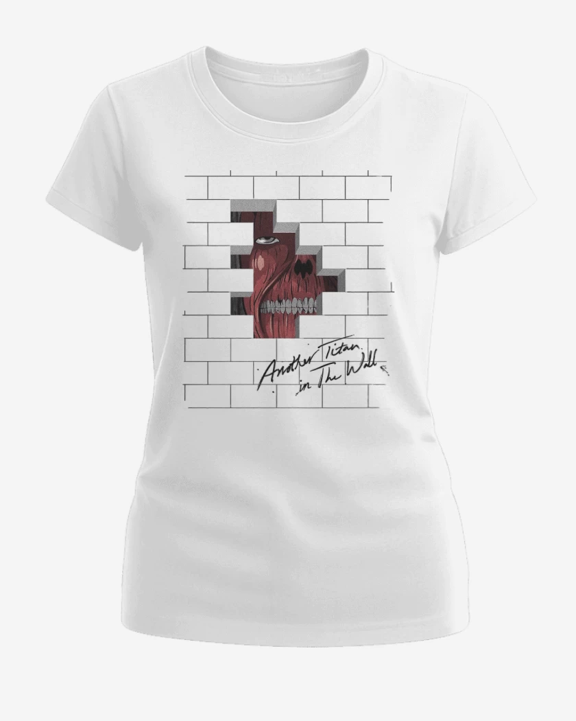 Polera de Mujer Blanco de Otro Titán en el Muro