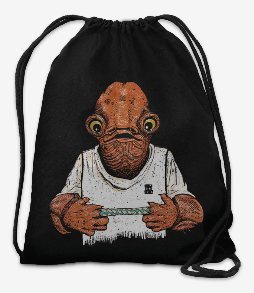 Mochila Negro de Es una Trampa!