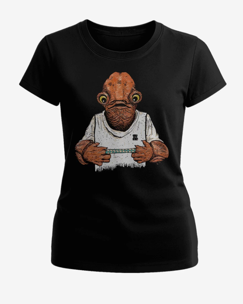Polera de Mujer Negro de Es una Trampa!
