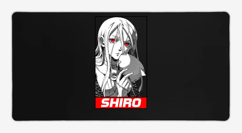 Mouse pad Gamer Negro de Shiro