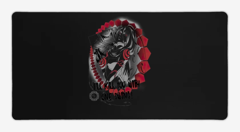 Mouse pad Gamer Negro de Shiro 2
