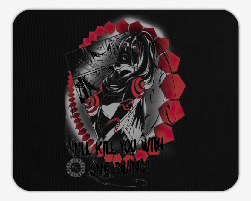 Mousepad Negro de Shiro 2