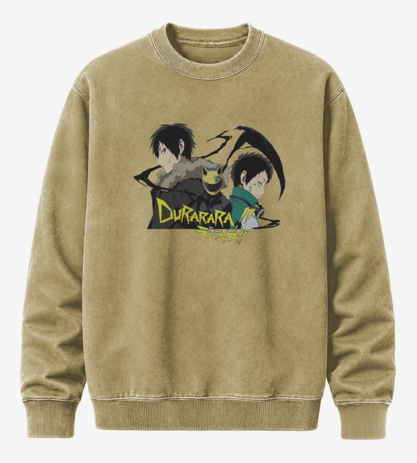 Poleron Polo Acid Wash Beige de Durarara !!