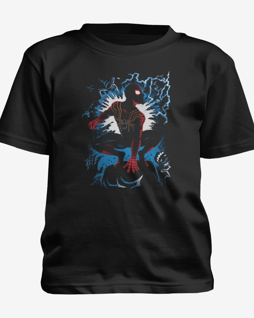 Polera de niño Negro de Multispider
