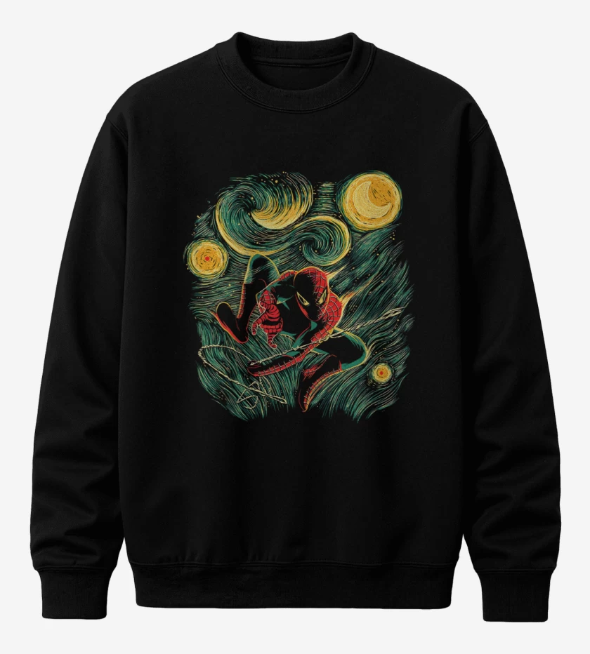 Poleron polo Spider van gogh