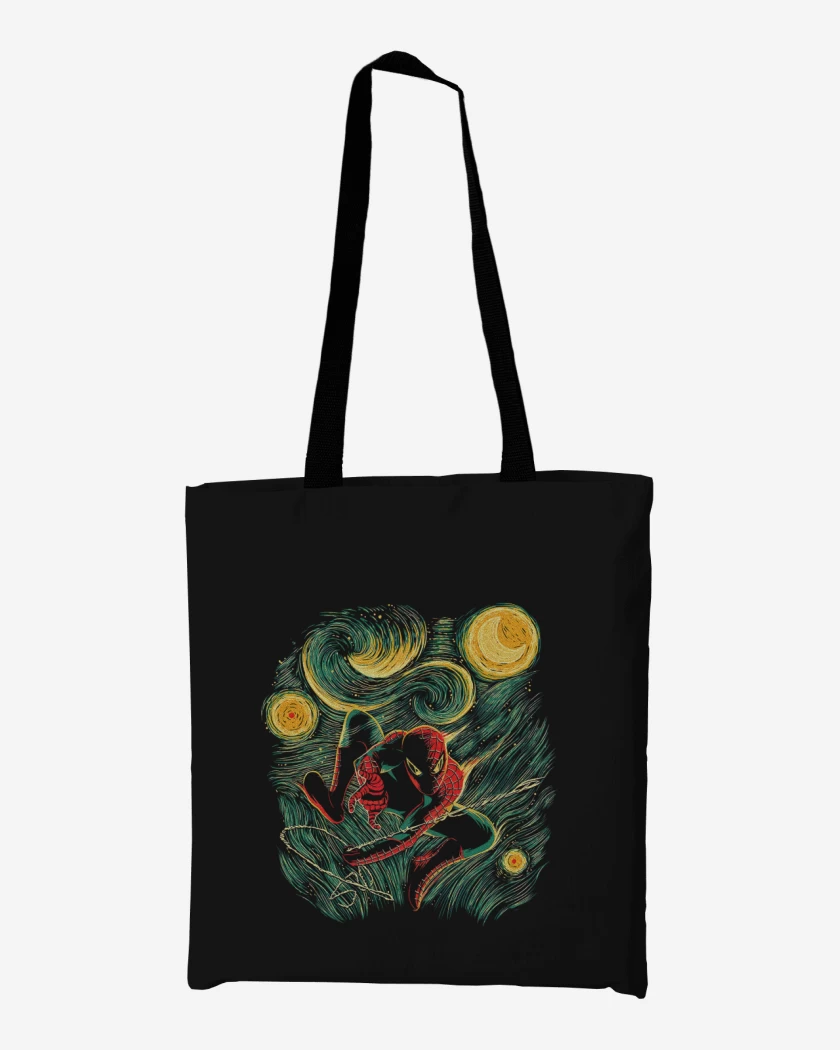 Totebag Spider van gogh