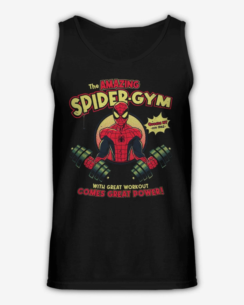 Sudadera Negro de Spider GYM