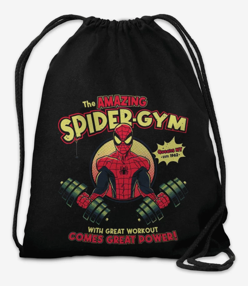 Mochila Negro de Spider GYM
