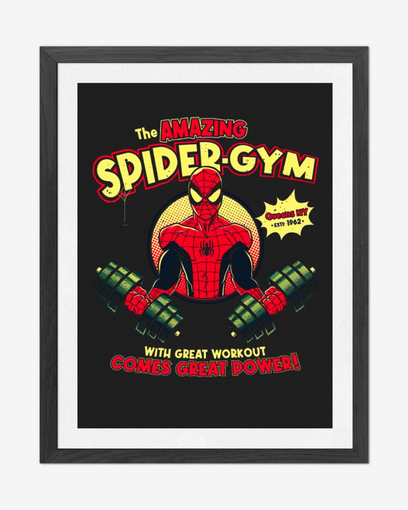 Cuadro decorativo Spider GYM