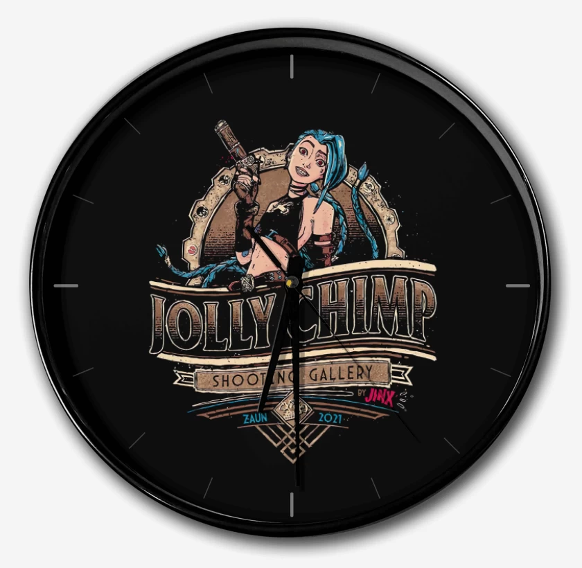 Reloj Negro de Jinx Shotting Galery