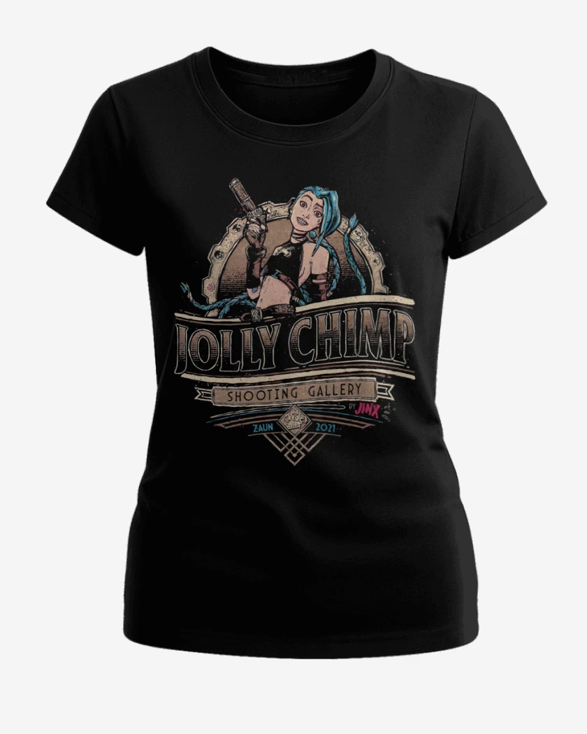 Polera de Mujer Negro de Jinx Shotting Galery