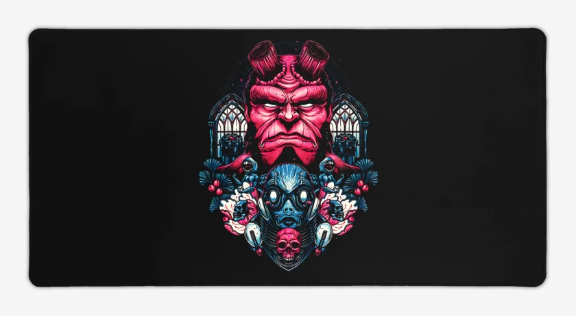 Mouse pad Gamer Hellboy and Sapiens