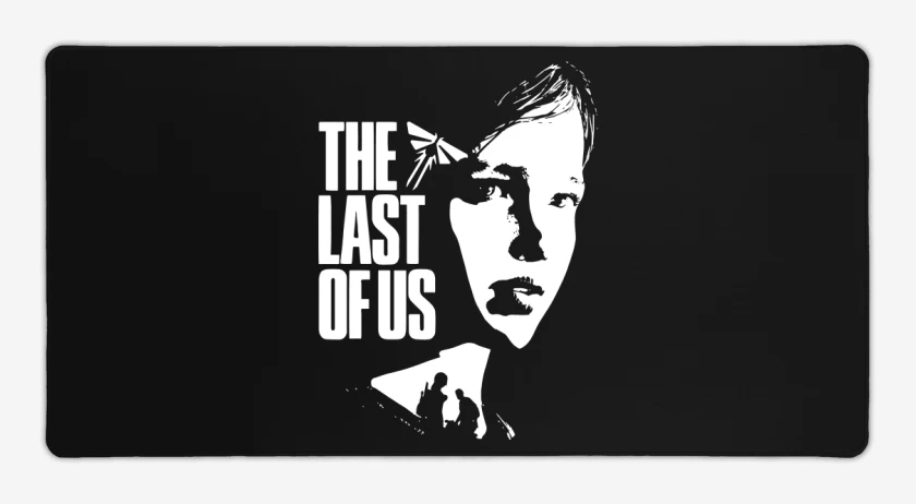 Mouse pad Gamer TLOU - Ellie B&W