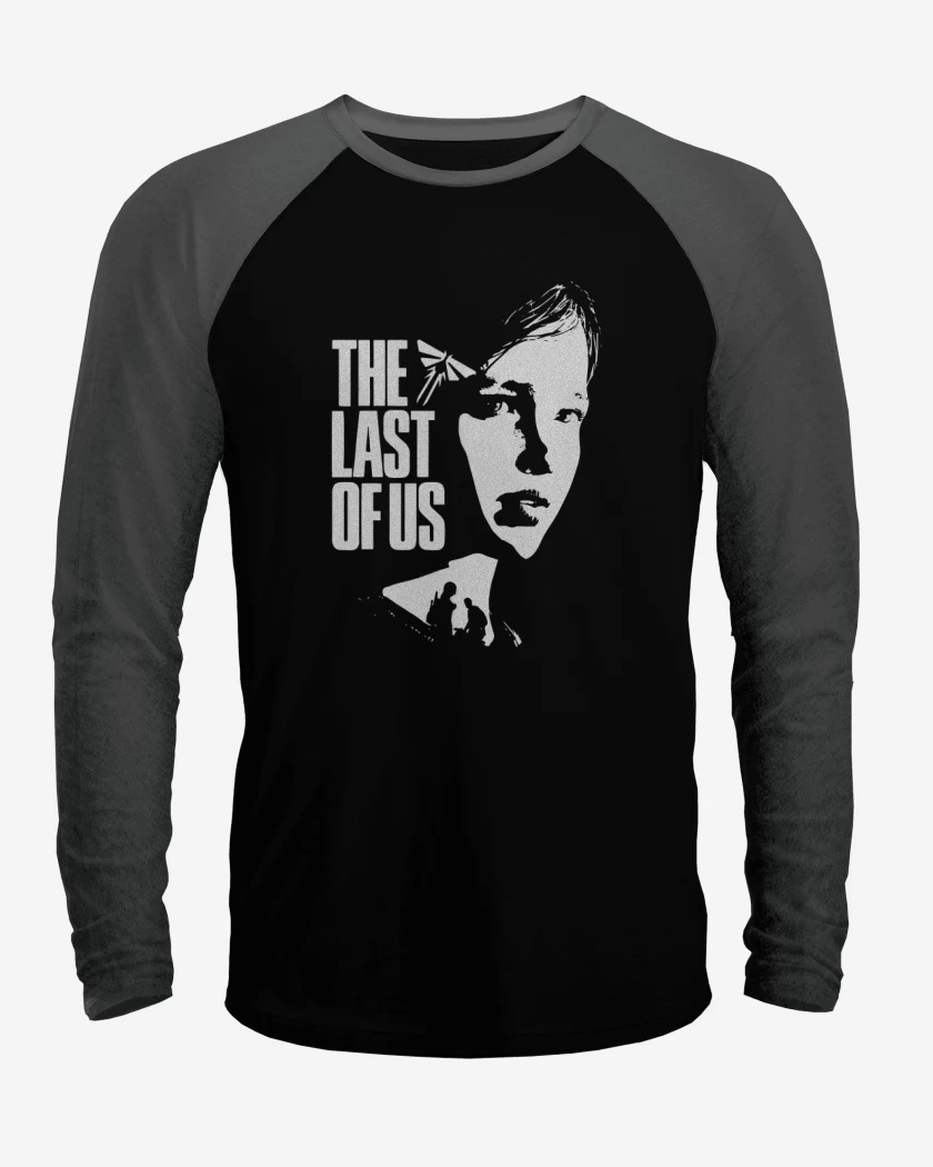 Polera Raglan TLOU - Ellie B&W