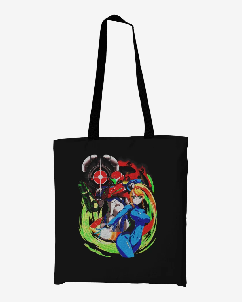 Totebag Negro de Samus Metroid