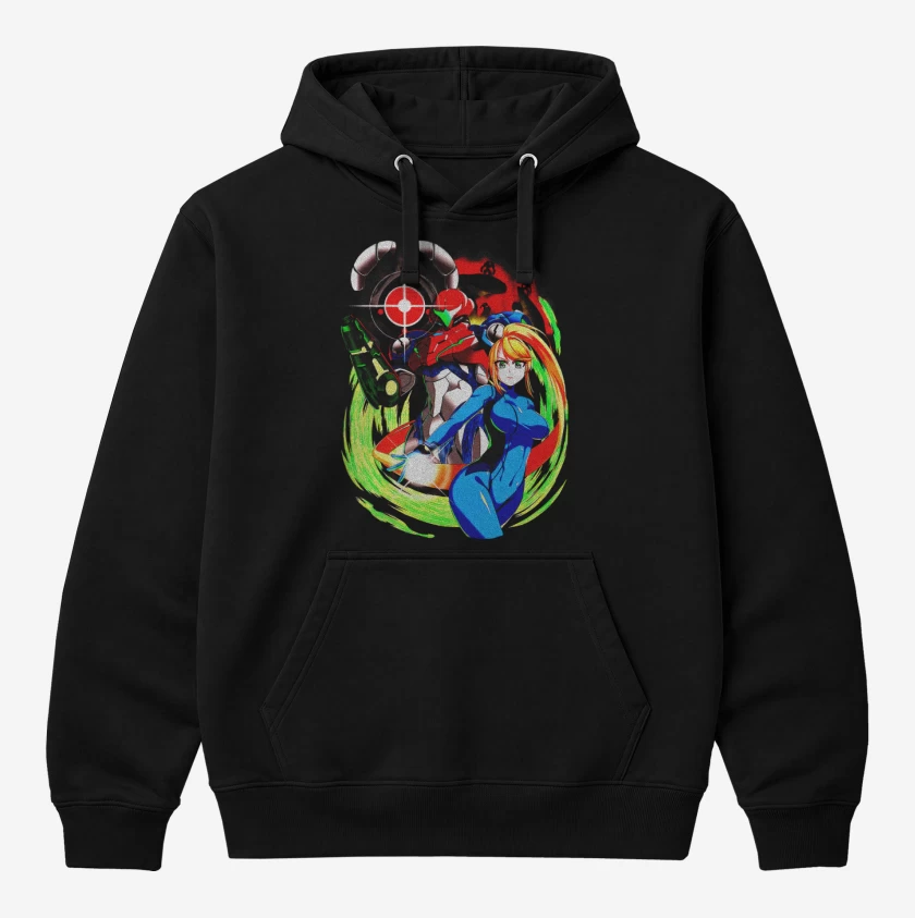 Polerón Canguro Negro de Samus Metroid