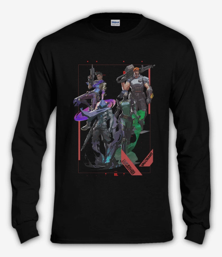 Polera manga larga Controllers Valorant