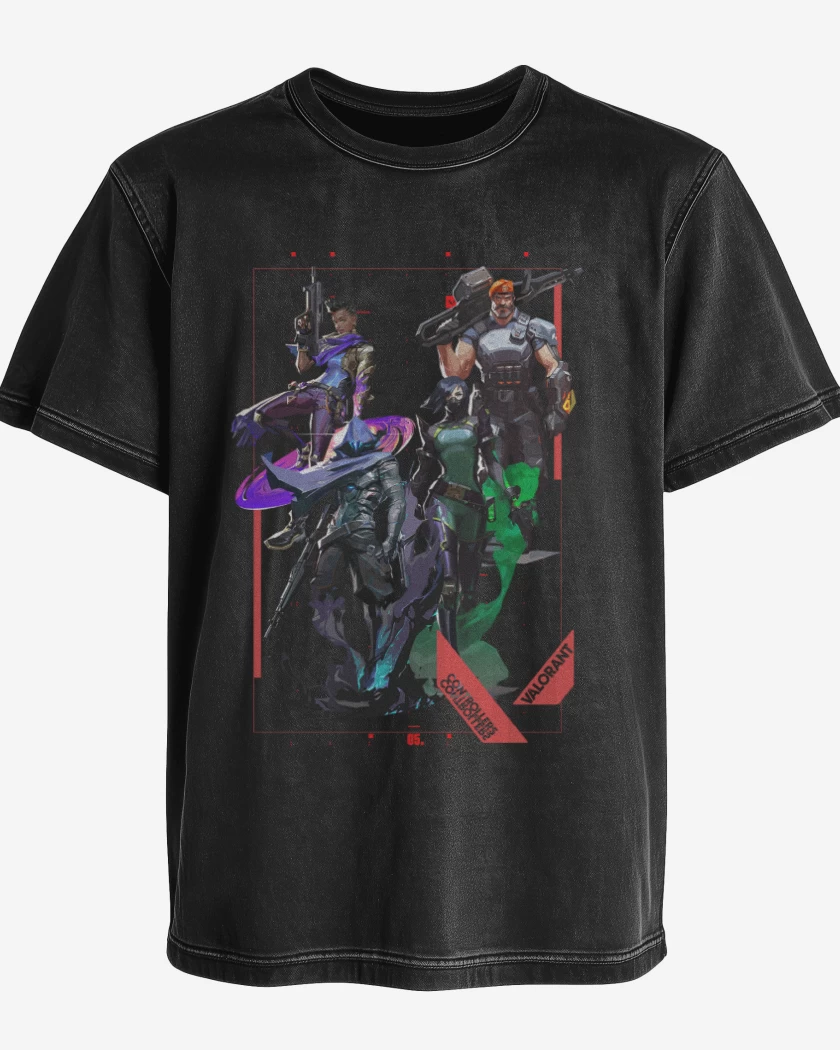 Polera desgastada Controllers Valorant